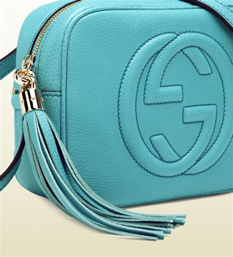 gucci soho disco replica|Soho leather disco bag in blue leather .